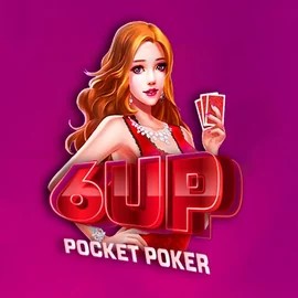 6 Up Pocket Poker online game logo by FlipLuck on hiddenjackapp.com