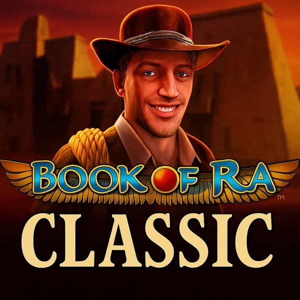 Book of Ra Classic casino game by Novomatic – featured logo at HiddenJack Casino