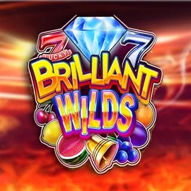 Brilliant Wilds slot logo by iSoftBet at HiddenJack Casino