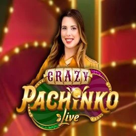 Official Live Casino logo: Crazy Pachinko by Evolution at HiddenJack Casino