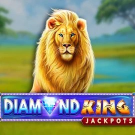 Diamond King Jackpots game by SpinPlay Games – logo hosted on HiddenJack Casino