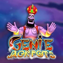 Jackpots logo of Genie Jackpots from Blueprint Gaming at HiddenJack Casino
