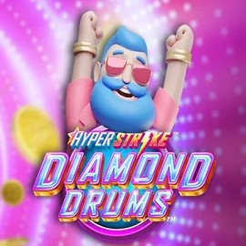 Hyper Strike Diamond Drums slot icon by Gameburger Studios, available at HiddenJack Casino
