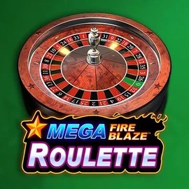 Mega Fire Blaze Roulette slot logo by Playtech at HiddenJack Casino