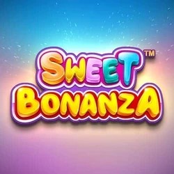 Sweet Bonanza online game logo by Pragmatic Play on hiddenjackapp.com